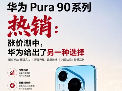华为 Pura 90系列热销：涨价潮中，华为给出了另一种选择