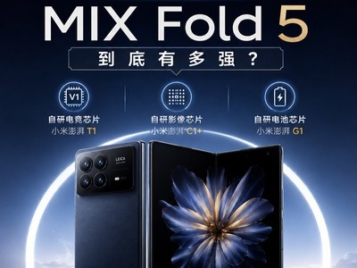 小米三大自研终于闭环 MIX Fold 5到底有多强？