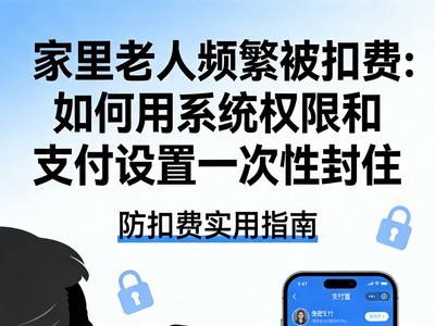 家里老人频繁被扣费：如何用系统权限和支付设置一次性封住