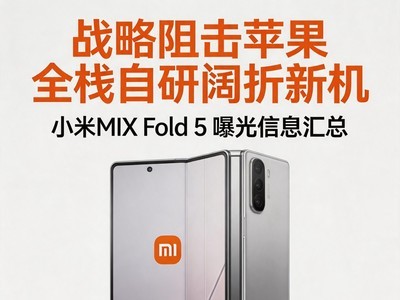 战略阻击苹果 全栈自研阔折新机小米MIX Fold 5曝光信息汇总