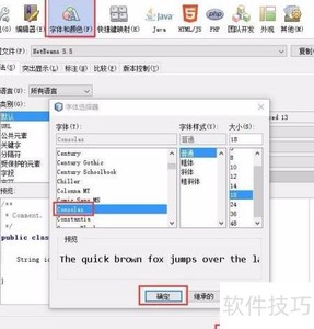 NetBeans��Consolas����������