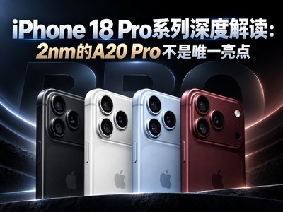 iPhone 18 Pro系列深度解读：2nm的A20 Pro不是唯一亮点