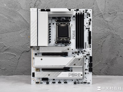 蓝宝石PURE 极地 X870A WIFI7主板评测 纯白配色 跑满X3D