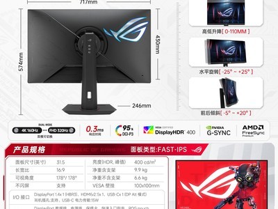 ��˶ROG XG32UCG�羺��ʾ��ֱ��300