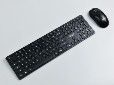 微星FORGE K210 WIRELESS COMBO无线键鼠套装评测：极简轻盈 实用办公之选