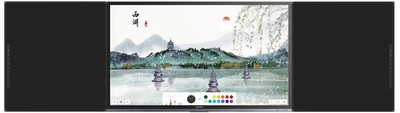 尉亮3D屏裸眼100寸3D立体纳米显示器