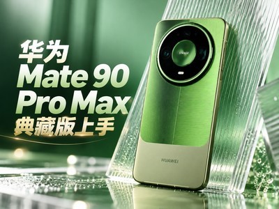 华为 Mate 90 Pro Max 典藏版上手：翡冷翠很抢眼，“积木壳”也有新玩法