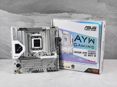 华硕B850M AYW GAMING OC WIFI 7主板评测：千元价格内存超频性能同级罕有