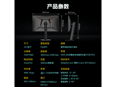 AMZFAST S25F6B 320Hz�羺��ʾ��