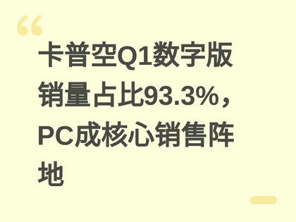 ���տ�Q1���ְ�����ռ��93.3%��PC�ɺ����������