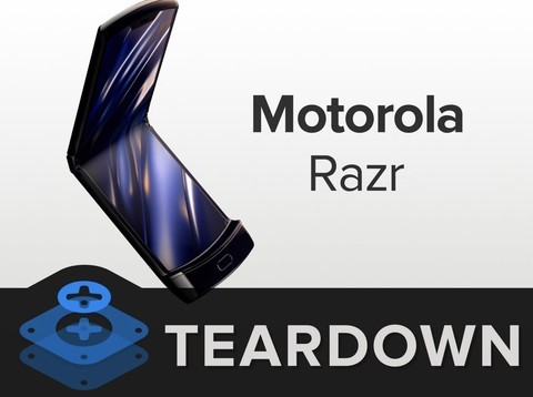 拆解摩托罗拉Razr 折叠屏内部结构异常复杂