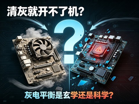 清灰就开不了机？“灰电平衡”是玄学还是科学？