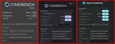 AMD锐龙AI 9 HX 470性能评测：35W功耗超越前代55W性能