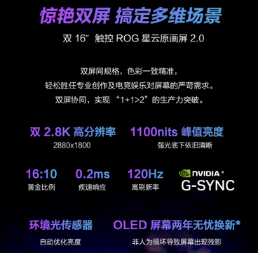 Ultra 9+RTX 5090满血加持，ROG幻16双屏旗舰笔记本预售开启