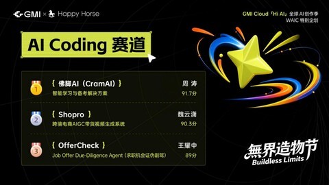 GMI Cloud  “无界造物节”在WAIC圆满完赛，“MaaS+创意”赋能 AI 创作新生态！