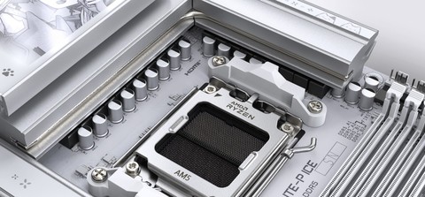 二次元狂喜 技嘉B850 AORUS ELITE P ICE雕妹主板开售