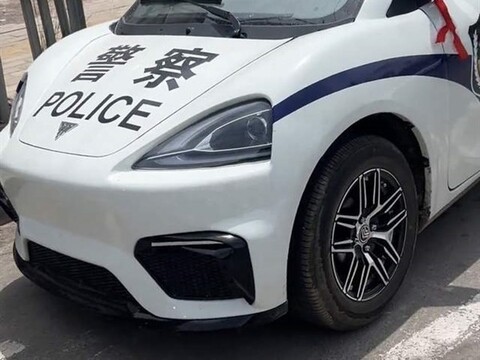 甘肃现新型倒三轮警用巡逻车，合规上路引热议