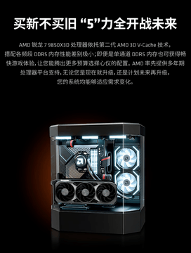千帧畅玩守住DIY玩家信仰！锐龙7 9850X3D搭配RX 9070XT