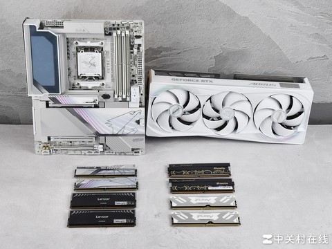 越白越强 技嘉X870E X3D超级冰雕主板实测抗压4款内存