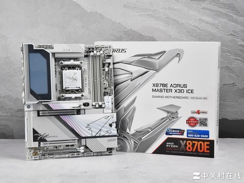 越白越强 技嘉X870E X3D超级冰雕主板实测抗压4款内存