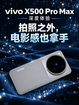 vivo X500 Pro Max深度体验 拍照之外，电影感也拿手