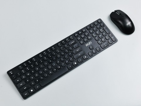 微星FORGE K210 WIRELESS COMBO无线键鼠套装评测：极简轻盈 实用办公之选