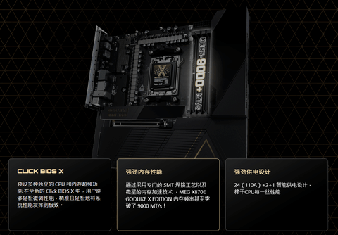 微星发布十周年限定MEG X870E GODLIKE X EDITION超神主板，全球限量1000片