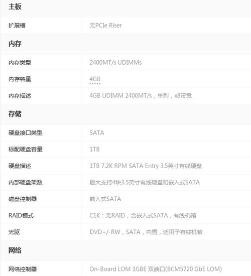 出色戴尔易安信PowerEdge R230服务器促