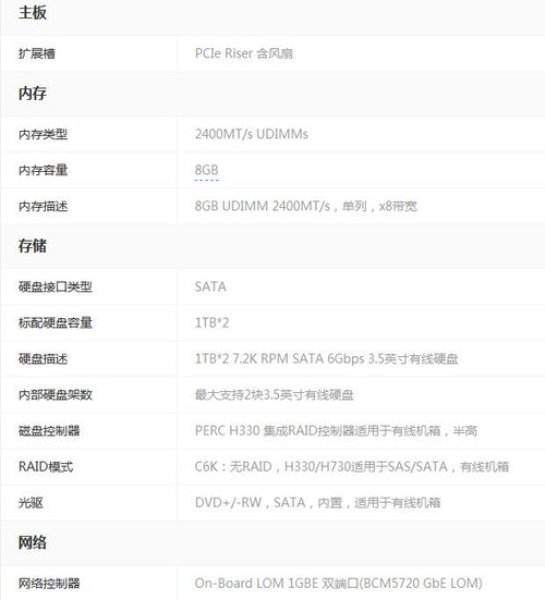 现货戴尔PowerEdge R230机架式服务器促