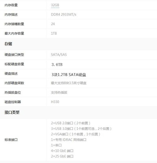 戴尔易安信PowerEdge R740服务器优惠价