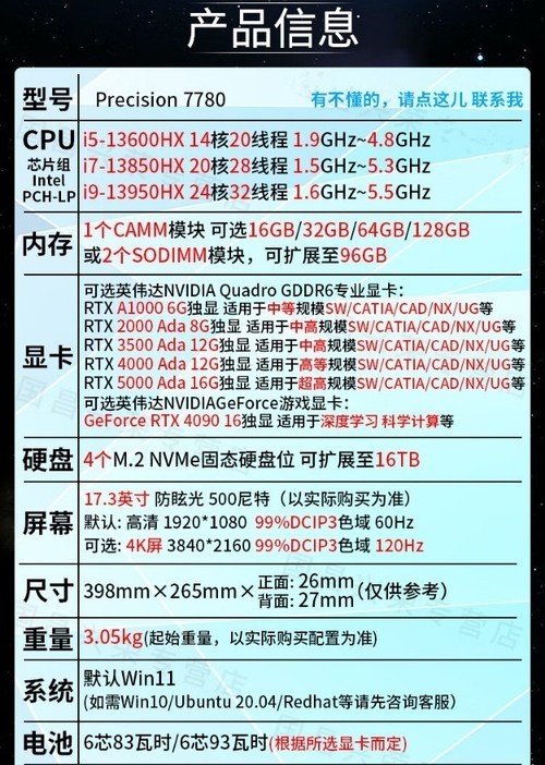 ǿDELL Precision 7780վר 