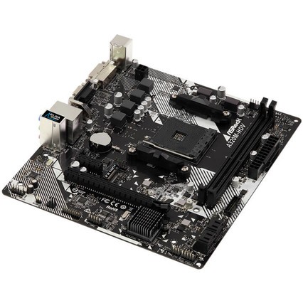 棨ASRockA320M-HDV R4.0 ֧2200G/3200G/3400G (AMD A320/AM4 Socket)