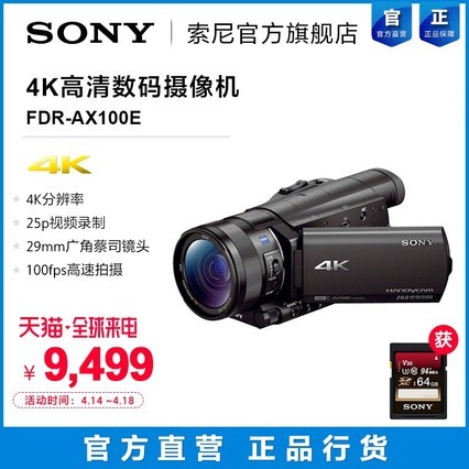 Sony/ FDR-AX100E 4K     