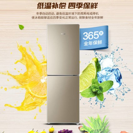 Haier/űСС䳬˫ŷ˪/ֱܼҵ羻ζʵ 221˫˪BCD-221WDPT