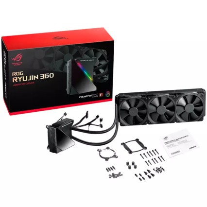 ˶ASUSROG 360һʽCPUˮɢ OLEDĻ RGBͬЧ/3껻/èͷӥ