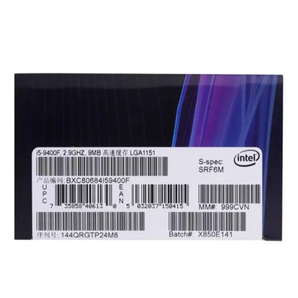 ӢضInteli5 9400F 66߳ װCPU