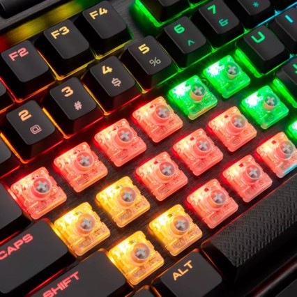 ̺ (USCORSAIR) K70 RGB MK.2 鶯 е  Ϸ RGB ᱡ ɫ ӣ