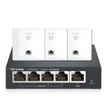 TP-LINK APװ WiFiֲʽǽ·װ ʽ㴩ǽװ 5AC·*1+AP*3
