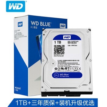 (WD) 1TB SATA6Gb/s 7200ת64MB ̨ʽеӲ(WD10EZEX)