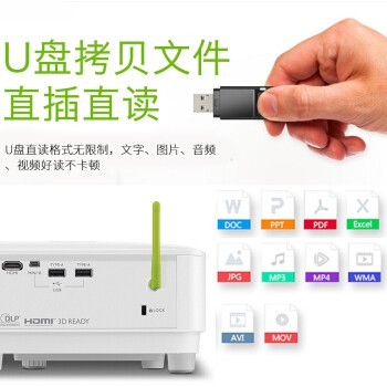 BenQ ͶӰͶӰ ͬ 16Gڴ Դȵ㣩 E580(1080P 3500) ٷ