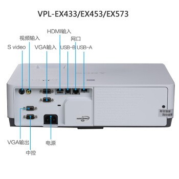 (SONY)ͶӰǰ칫ͶӰѵֻ֧ͬEX570 EX450 EX433ϵ VPL-EX4333200 ֱͶ ٷ+Ʊ+JD