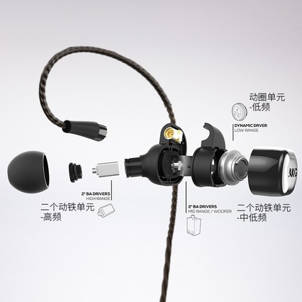AKG/Ƽ N5005Ҷʽƻ׿ֻͨøHIFIȦ5Ԫ콢泬K3003
