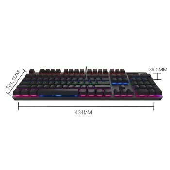 װأRapoo V500PRO е ߼ Ϸ 104 Լ Լ ɫ 