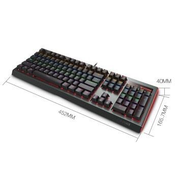 װأRapoo V500L е ߼ Ϸ 104 Լ ɫ 