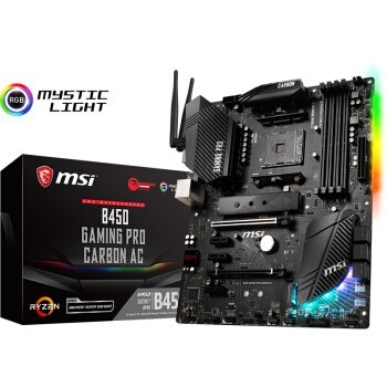 ΢ǣMSIB450 GAMING PRO CARBON AC ڰ壨AMD B450/Socket AM4