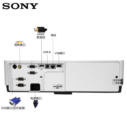 Sony칫ͶӰEX433칫øwifiͬ1080pͥӰԺֱͶҽѧѵ̽ЯͶӰ