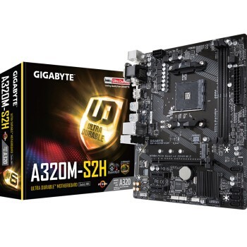 ΣGIGABYTEA320M-S2H  ֧CPU 3600/3000G AMD A320/Socket AM4