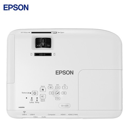EPSONͶӰǸð칫1080pͥӰԺ ҿͶӰU04CB-U05ֱͶWiFi