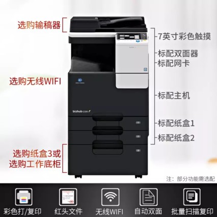 ῨܴKONICA MINOLTA C226A3ɫ˫ӡһ 칫ӡϻ C226+˫ֽ++˫    
