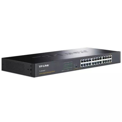 TP-LINK 普联 TL-SG1024T T系列24口全千兆非网管交换机 机架式-中关村在线值买
